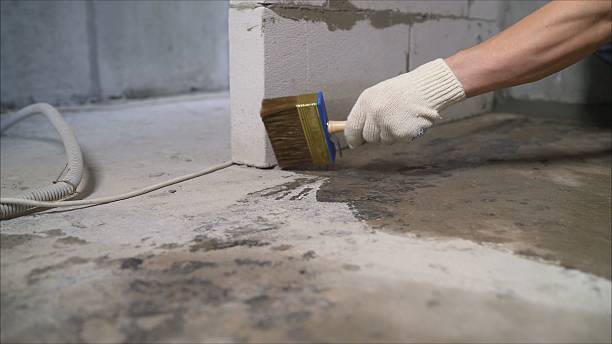 Crawl space vapor barrier installation in Jamestown, IN